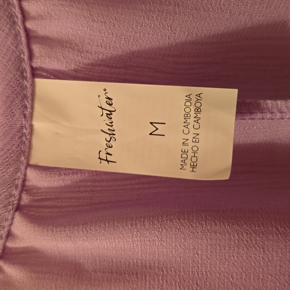 FRESHWATER BRAND WOMEN'S JUNIOR SIZE PURPLE SUNDRESS/COVER UP SIZE  MEDIUM 8-10 - Picture 8 of 13